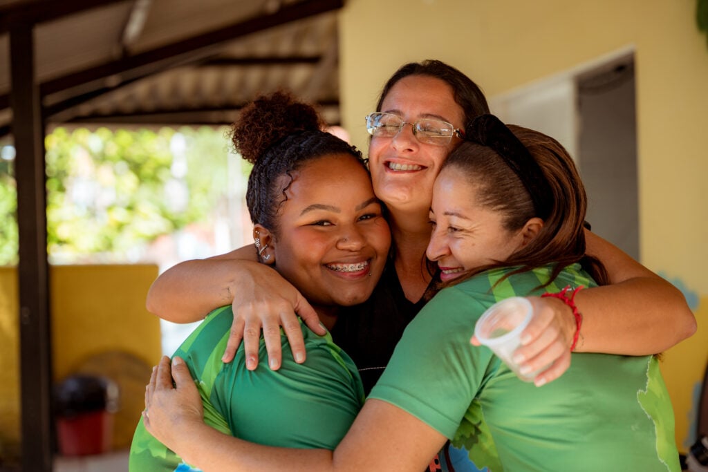 Ação na Escola Municipal de Juerana, em Ilhéus (Foto: Divulgação BASF)