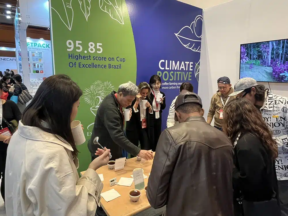 Brasil projeta US$ 28,5 milhões com café especial na Coreia do Sul. Produtores também participaram da Taiwan International Coffee Show 2024.