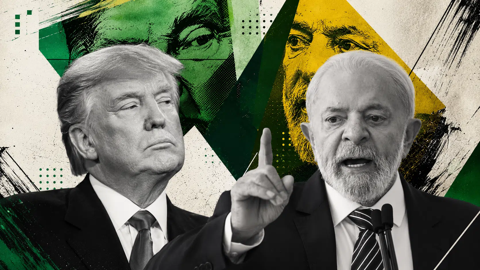 Lula diz a Trump que tarifas contra o Brasil são infundadas.