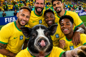Conheça Francisco, o porco de 150kg que virou sensação nas redes