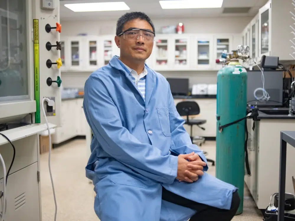 Pesquisar em laboratório na Universidade Austin no Texas
