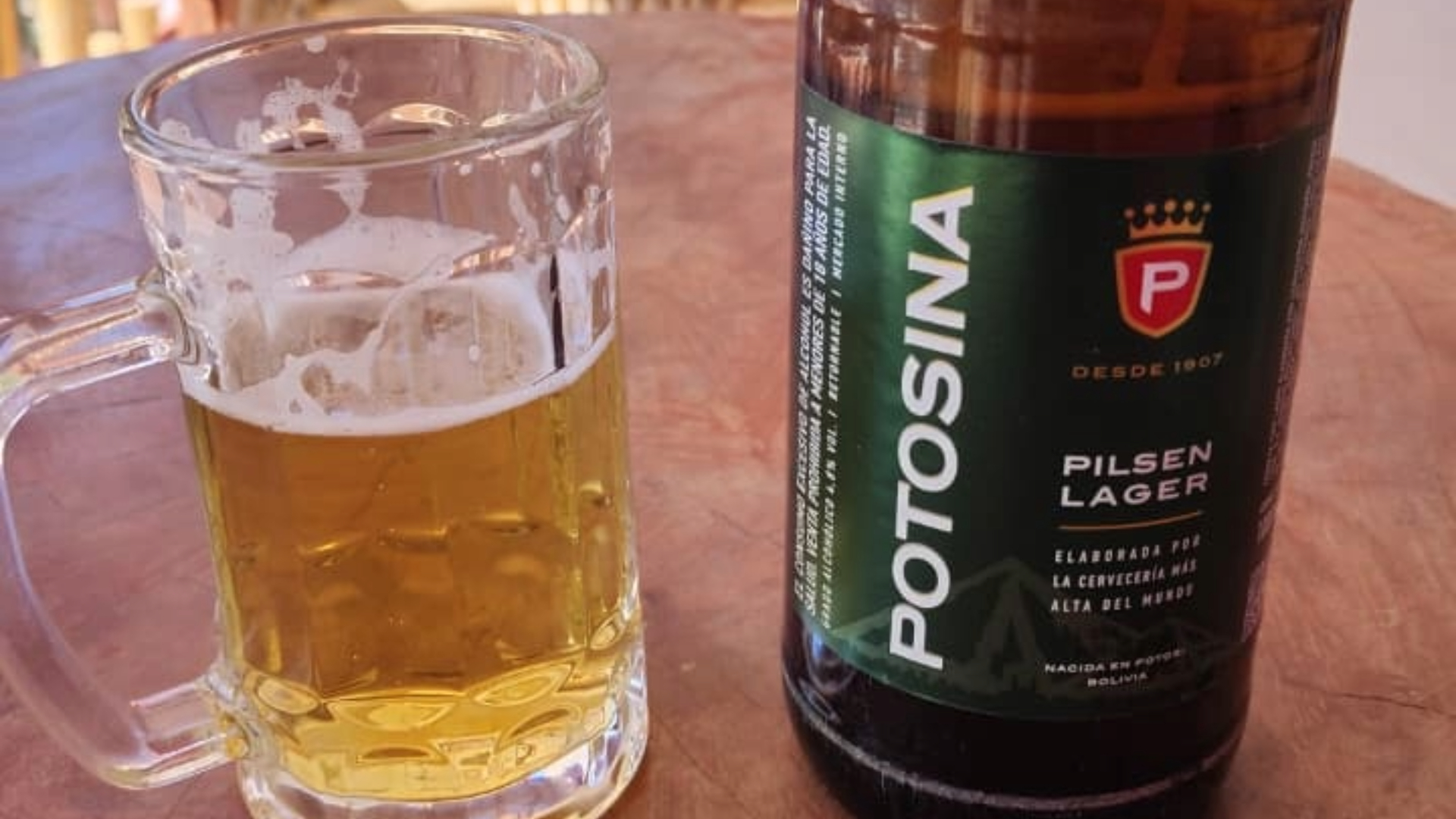 Cerveja Potosina, produzida na cervejaria mais alta do mundo