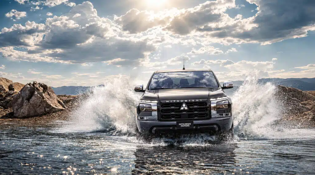 Mitsubishi Triton com motor 2.4 biturbo diesel de 205 cv