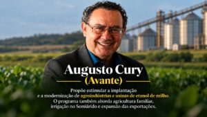 Augusto Cury apresenta propostas para 10 mil agroindústrias, 100 usinas de etanol de milho e agricultura familiar nas eleições de 2026